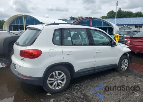 2017 Volkswagen Tiguan S из США, поврежденный, VIN WVGBV7AX2HK012760